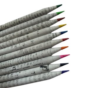 Plantable Pencil Colors made of recycled paper