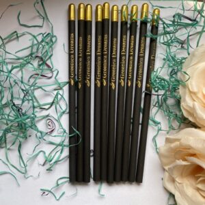 Black Plantable Eco friendly seed Pencils made of recycled Paper
